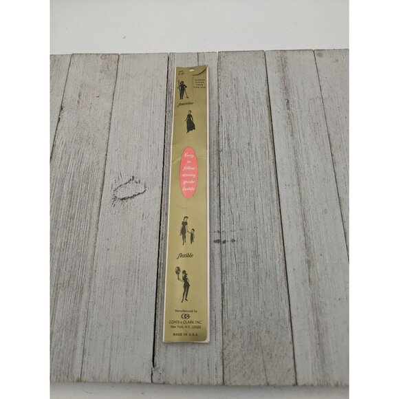 Vintage J&P Coats Neck Opening Metal Zipper 16" Slate 26 - Picture 4 of 4